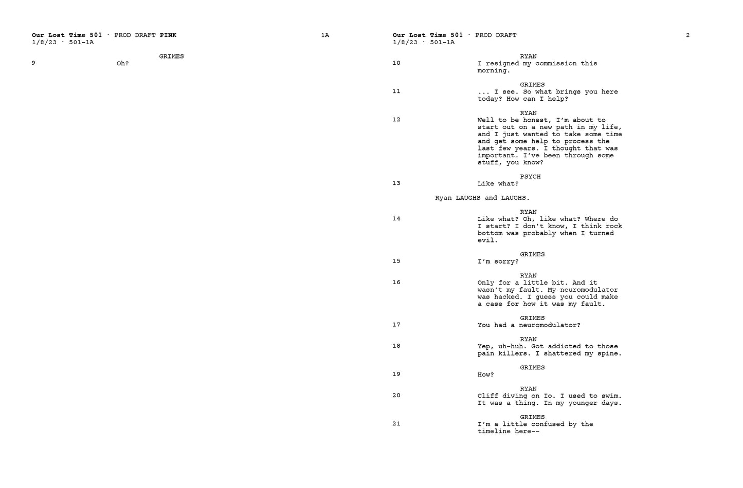 Our Lost Time: The Complete Script (eBook)